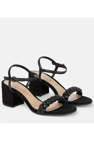 Gianvito Rossi Sandali Cruz 60 in suede e pelle
