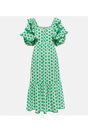 Diane von Furstenberg Abito midi Oliver in cotone