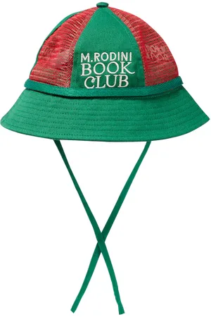 Mini Rodini Cappello in mesh di cotone con stampa