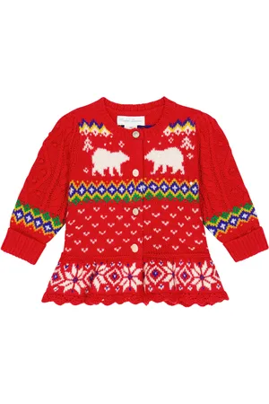 Ralph Lauren Baby - Cardigan in cotone e lana
