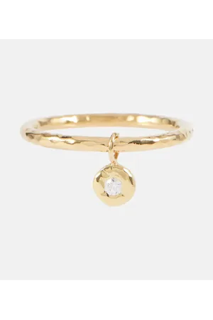 Octavia Elizabeth Anello Nesting Gem in oro 18kt con diamante