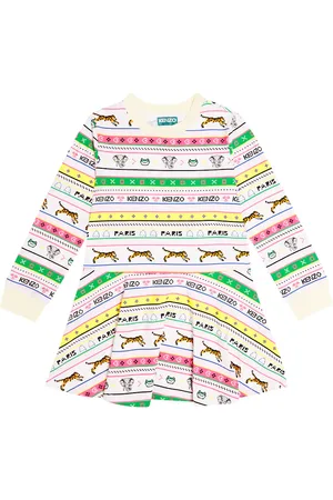 Kenzo Abito in misto cotone con stampa
