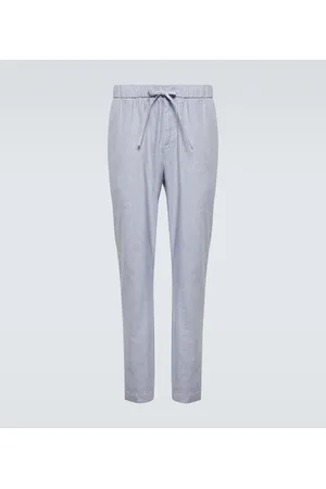Frescobol Carioca Pantaloni chino Oscar in cotone e lino