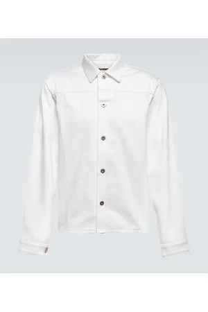 Jil Sander Giacca camicia in cotone