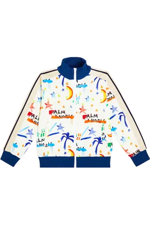 Palm Angels Giacca con zip e stampa