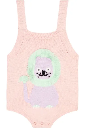 Stella McCartney Body in crochet di misto cotone