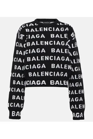 Balenciaga Pullover in lana con logo