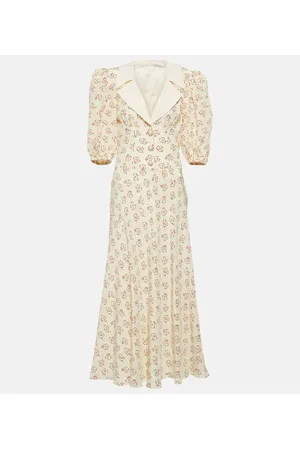 Alessandra Rich Abito midi in seta