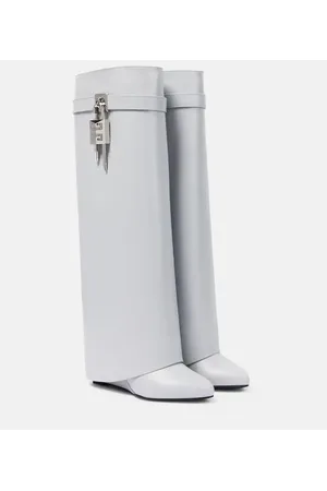 Givenchy Stivali Shark Lock in pelle