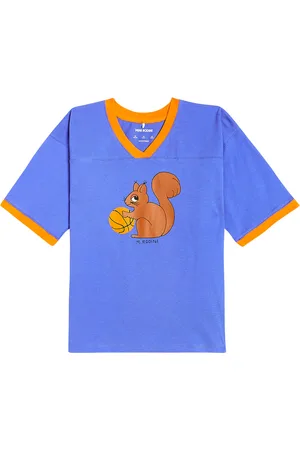 Mini Rodini T-shirt Squirrels in jersey di cotone