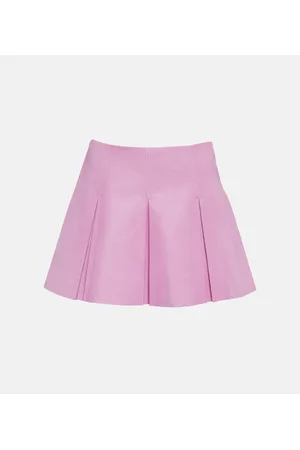 Stouls Minigonna Surya in pelle con pince