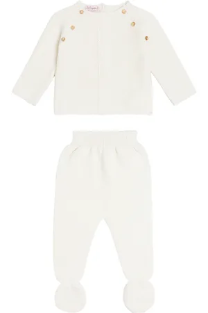 La Coqueta Baby - Top e pantaloni Ciro in lana
