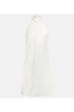 GALVAN Miniabito da sposa in raso con fiocco
