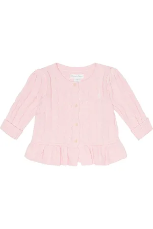 Ralph Lauren Baby - Cardigan in cotone a trecce