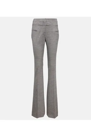 Altuzarra Pantaloni bootcut Serge in lana a quadri
