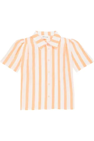 MORLEY Camicia Star in cotone e lino a righe