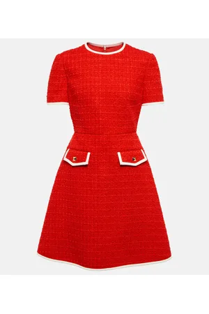 VALENTINO Miniabito Rockstud in bouclé