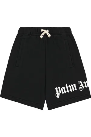Palm Angels Shorts in jersey di cotone con logo