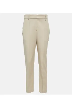 Brunello Cucinelli Pantaloni slim in misto cotone