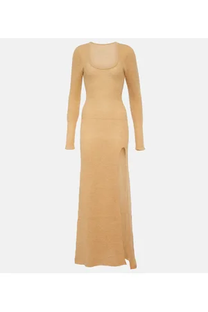 Jacquemus Abito lungo Dao in misto mohair e alpaca