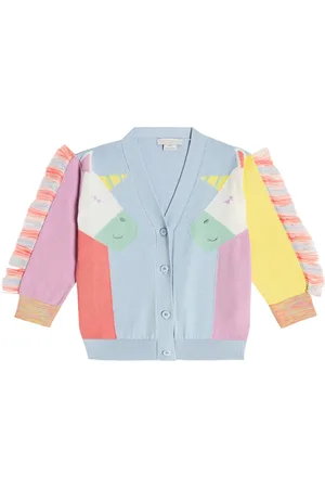 Stella McCartney Cardigan in cotone con intarsi