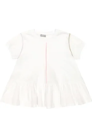 Il gufo Top in jersey di cotone con peplum