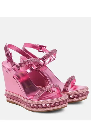 Christian Louboutin Espadrillas Pyraclou 110 in pelle