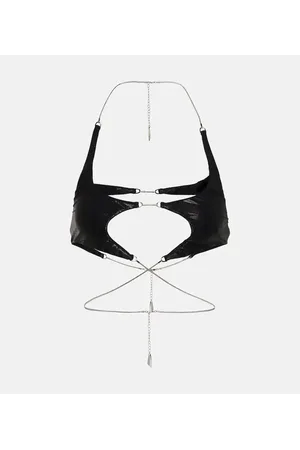 MUGLER Top bikini con cut-out