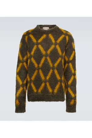 Marni Pullover in misto mohair con intarsi