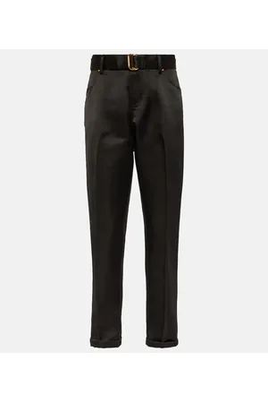 Tom Ford Pantaloni regular in seta