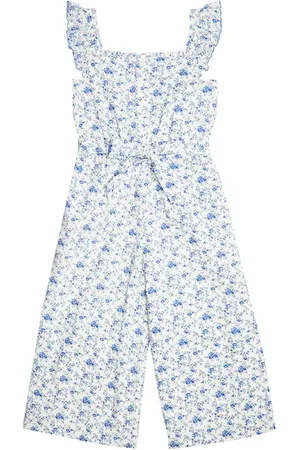 Ralph Lauren Jumpsuit in lino e cotone con stampa