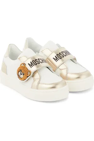 Moschino Sneakers in pelle con orsetto