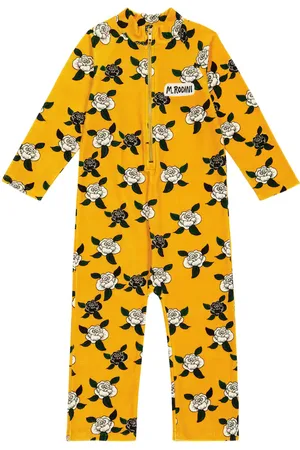 Mini Rodini Jumpsuit in velluto con stampa