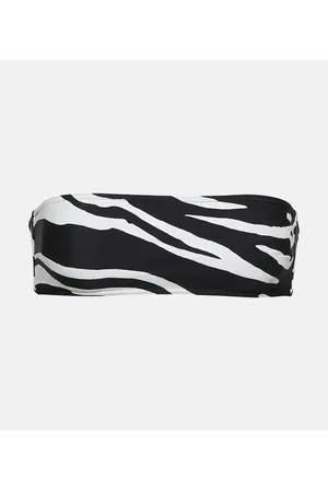 Stella McCartney Top bikini a fascia con stampa