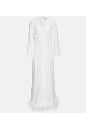 RIXO London Bridal - Abito Mya con piume
