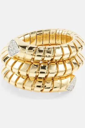 Marina B Anello Trisola in 18kt con diamanti