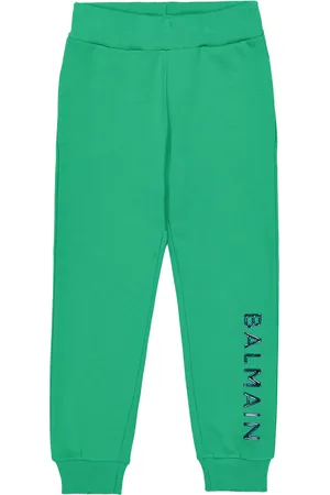 Balmain Pantaloni sportivi in jersey di cotone