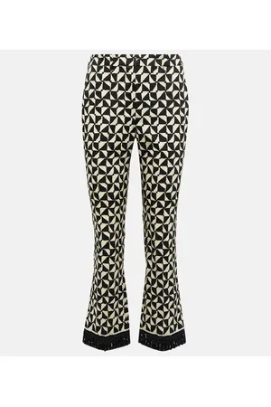 Max Mara Pantaloni cropped Nereo con stampa