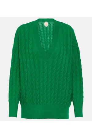 Jardin des Orangers Pullover in cashmere a trecce