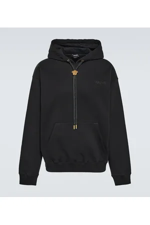 VERSACE Felpa Medusa in cotone con cappuccio