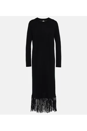 Jardin des Orangers Abito midi in lana e cashmere