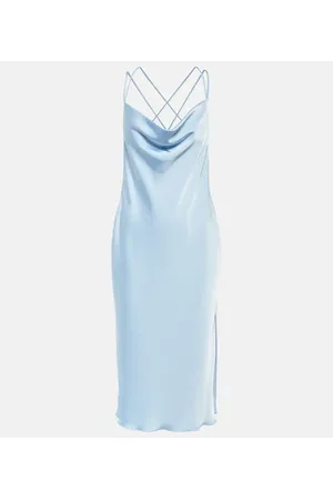 ROTATE Abito midi da sposa Grace in raso