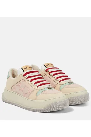Gucci Sneakers Screener in canvas GG e pelle