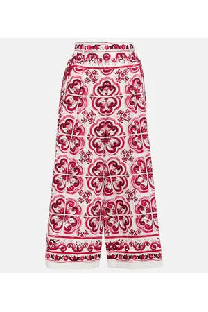 Dolce & Gabbana Pantaloni in popeline di cotone