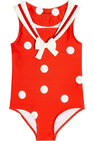 Mini Rodini Costume intero Sailor a pois