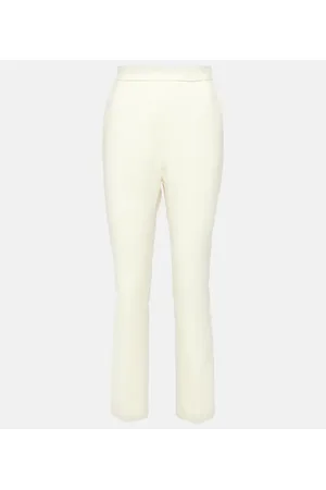 Max Mara Pantaloni slim Nepeta in misto lana