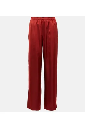 Vince Pantaloni regular in raso