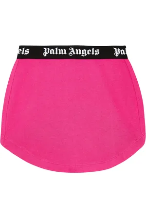 Palm Angels Gonna in jersey di cotone con logo