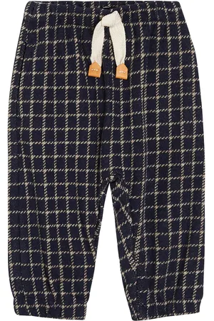 1+ IN THE FAMILY Baby - Pantaloni sportivi Moritz a quadri