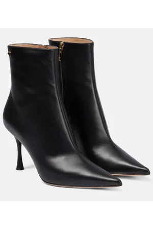 Gianvito Rossi Stivaletti Dunn in pelle